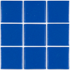 Bleu cobalt bleu de France 4 cm mosaque maux en vrac par 64 carrs couvre une surface de 32 cm